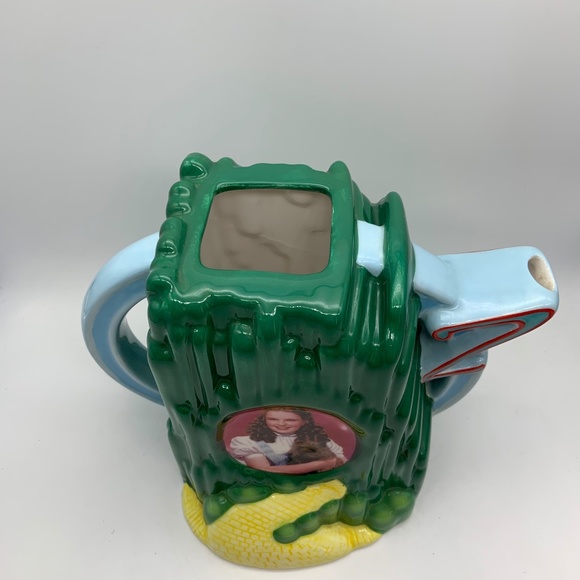VTG Wizard of Oz Emerald City Yellow Brick Road Dorothy & Toto Ceramic Teapot - Picture 6 of 16